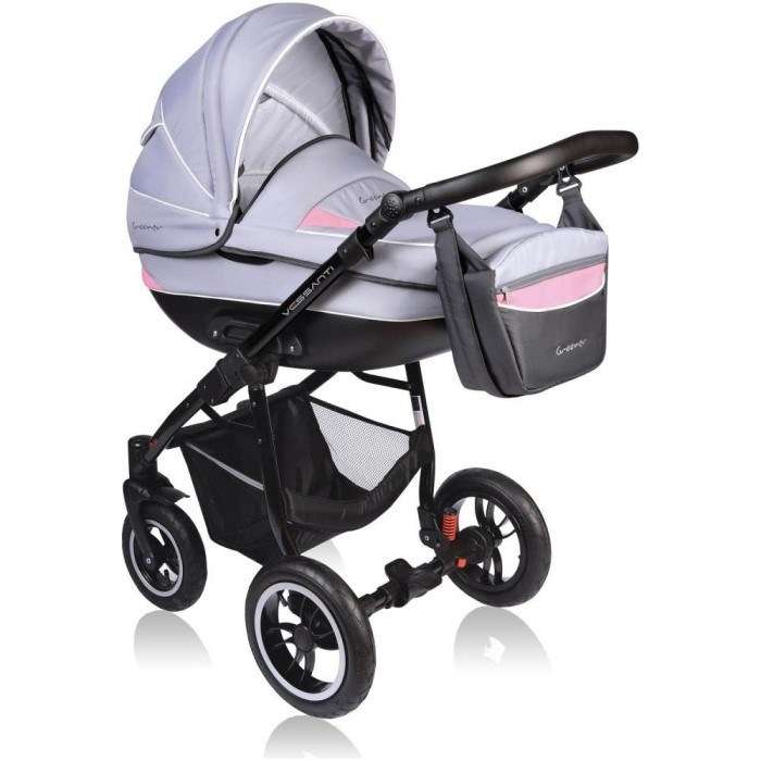 Carucior VESSANTI Crooner 3 in 1 - Pink/Gray [2]