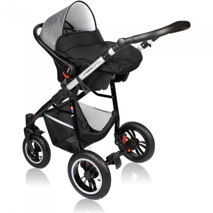 Carucior VESSANTI Crooner Prestige 3 in 1 - Gray [15]