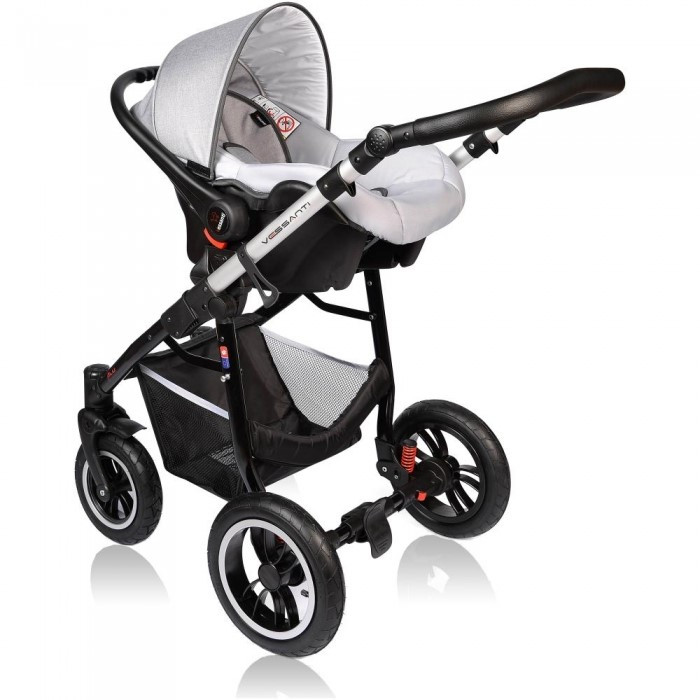 Carucior VESSANTI Crooner Prestige 3 in 1 - Light Gray [9]
