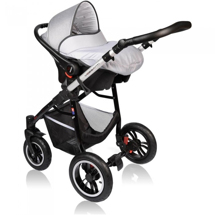 Carucior VESSANTI Crooner Prestige 3 in 1 - Light Gray [10]