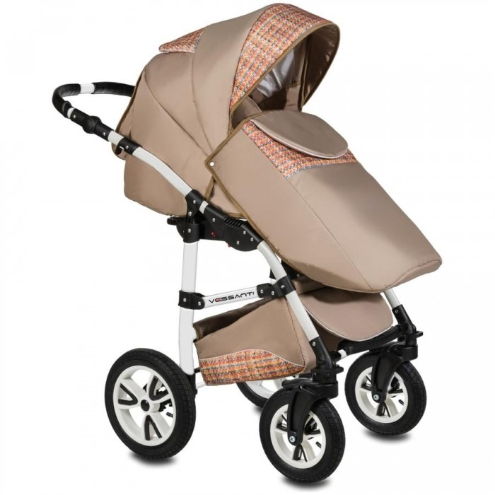 Carucior VESSANTI Flamingo Easy Drive 3 in 1- Beige [5]