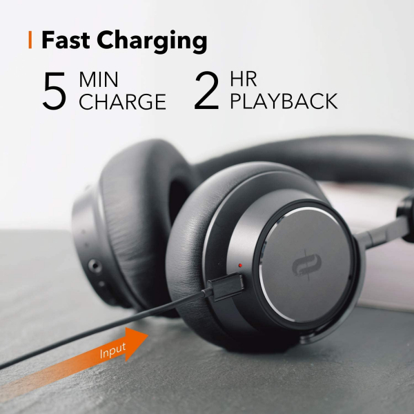 Casti audio TaoTronics TT-BH046, Hybrid Active Noise canceling, Bluetooth 5.0, True Wireless, cVc 6.0, Bas puternic si clar [5]