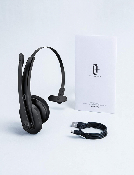 Casti wifi TaoTronics TT-BH041, Microfon, AI Noise Cancelling, Call Center, Bluetooth 5.0, functionare 34 ore [10]