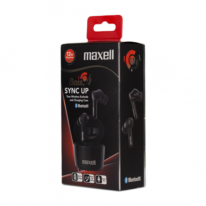 Căști bluetooth telefon Maxell BT Dynamic TWS - negre [2]