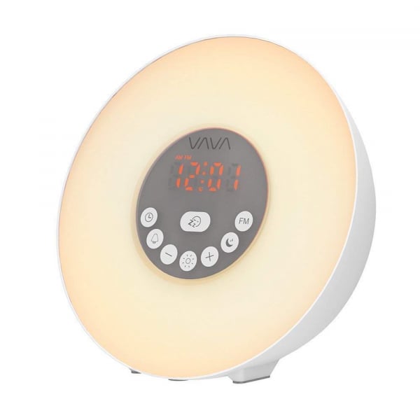 Ceas cu Radio FM VAVA si Lampa de Veghe 7 culori LED alarma Meniu Touch [1]