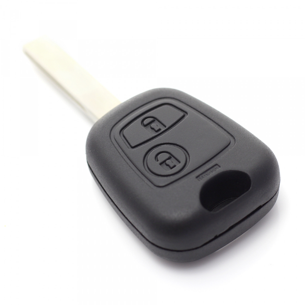 Carcasă cheie cu 2 butoane si insert metalic Citroen / Peugeot [3]