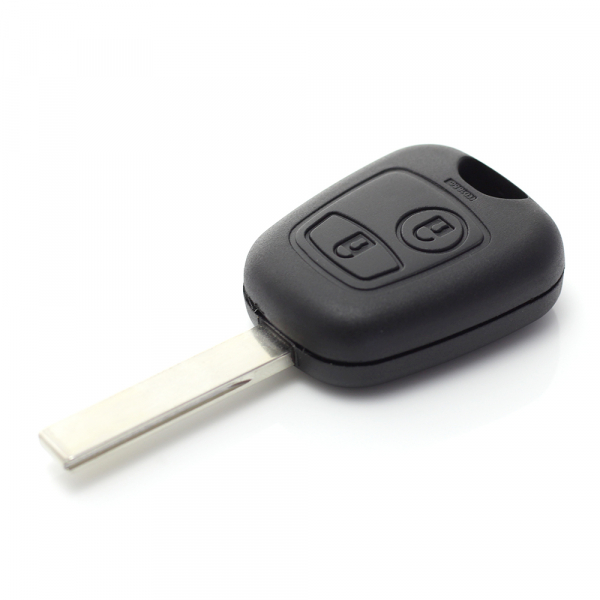 Carcasă cheie cu 2 butoane si insert metalic Citroen / Peugeot [7]