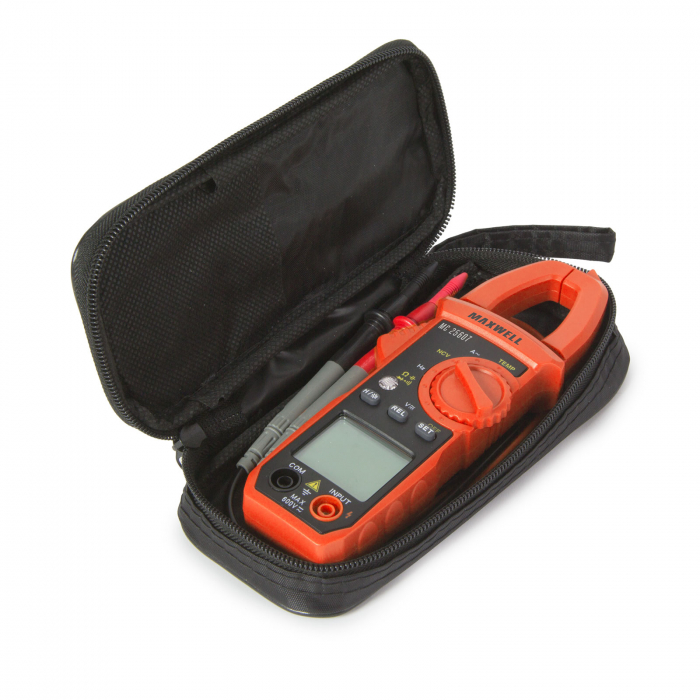 Clampmetru digital masurare frecventa, test dioda, rezistenta, temperatura, accesorii cabluri de masurare - Maxwell [2]