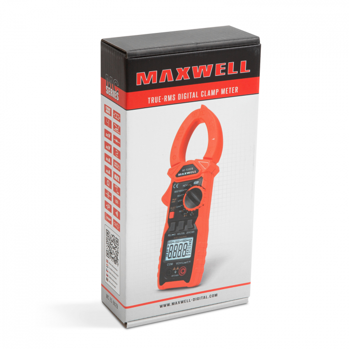Clampmetru digital True RMS AC/DC multiple functii - Maxwell 25602B [4]