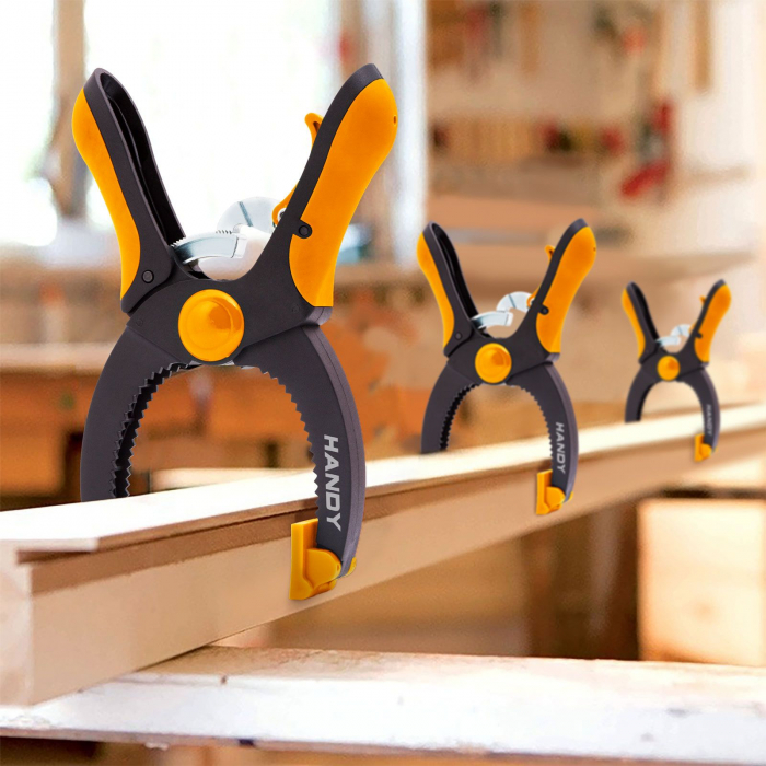 Cleme de prindere universale pentru atelier de tamplarie, 3\" / 78 mm - 245 x 80 mm | HANDY [2]