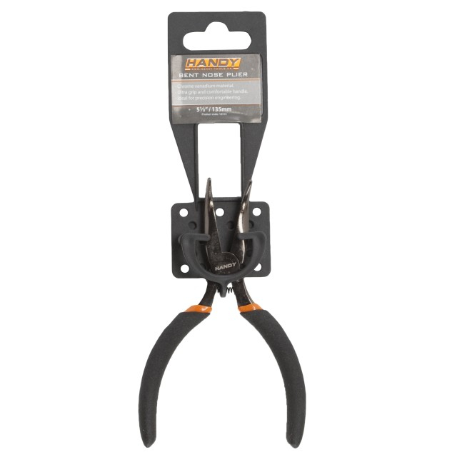 Cleste cu cioc curbat, maner cauciucat, 135 mm [3]