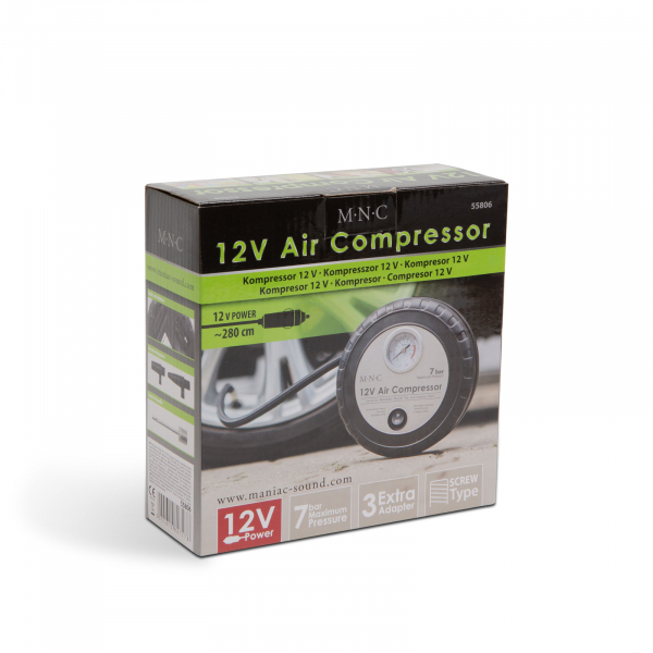 Compresor auto aer la briza de bricheta - 7 bari, utilizare ocazionala, 12V [5]