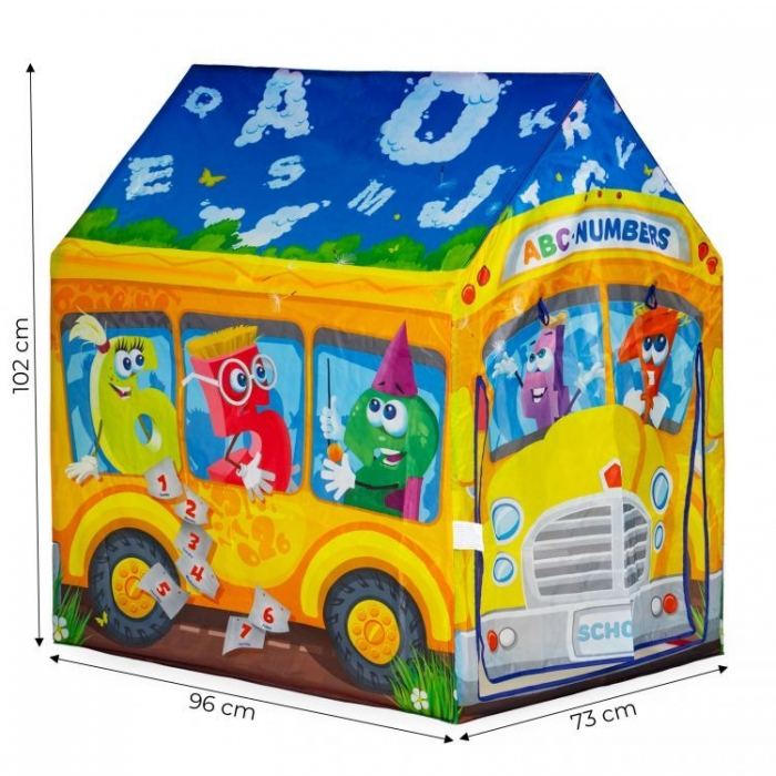 Cort de joaca pentru copii autobuzul vesel Ecotoys 7201AR [4]