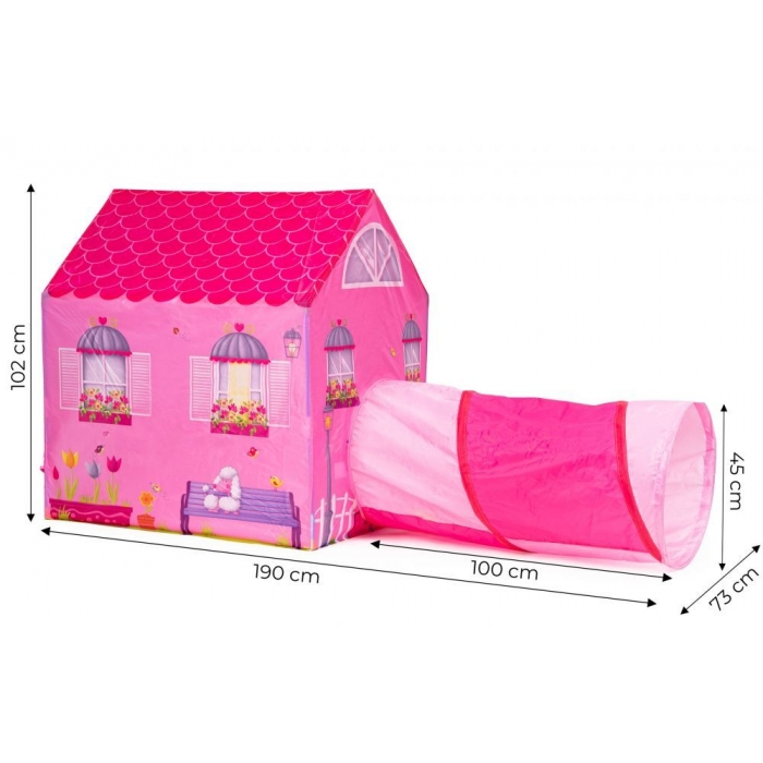 Cort de joaca pentru copii cu tunel Ecotoys 8326 [6]