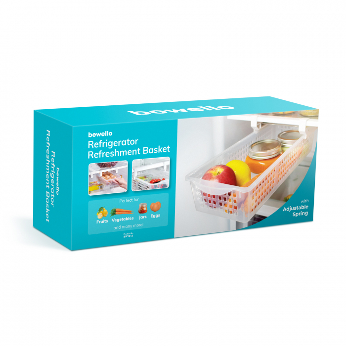 Cos pentru frigider - pentru pastrarea legumelor si fructelor - 41 x 16 x 9,5 cm | DELIGHT [3]