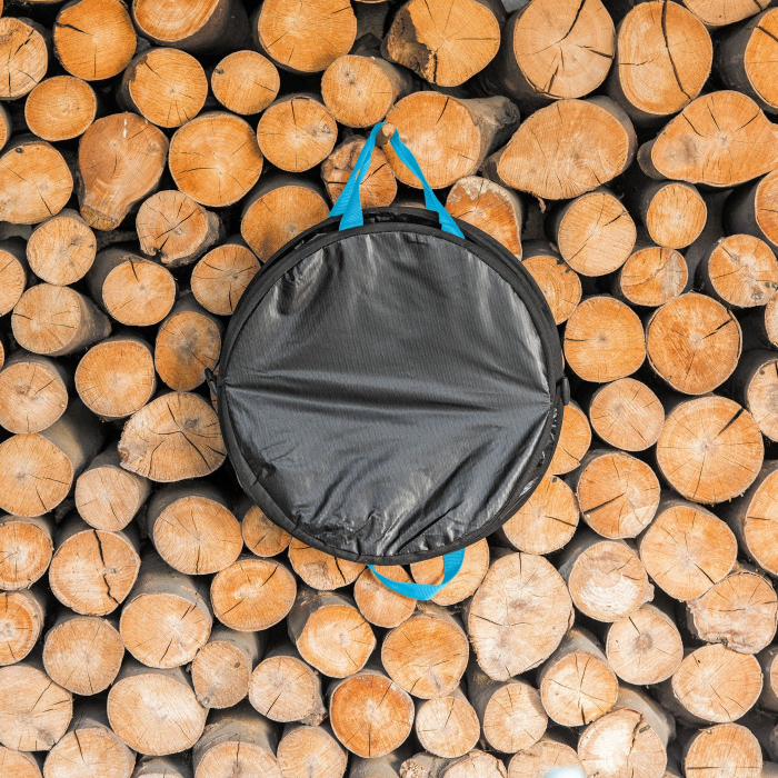 Cos pentru deseuri gradina pliabil mare CellFast, 172L, culoare negru [6]