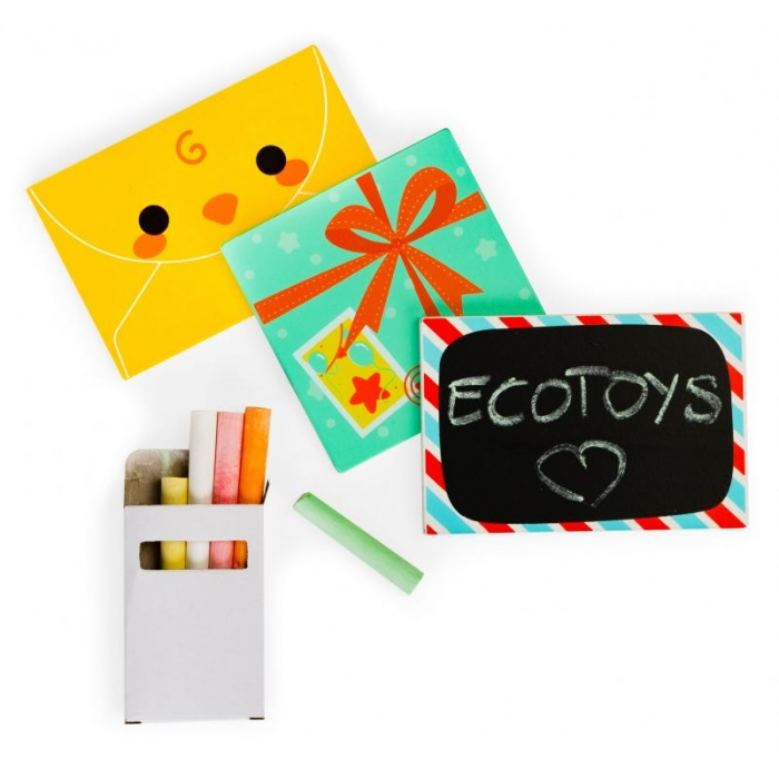 Cutie pentru scrisori din lemn pentru copii Ecotoys 2623 [4]