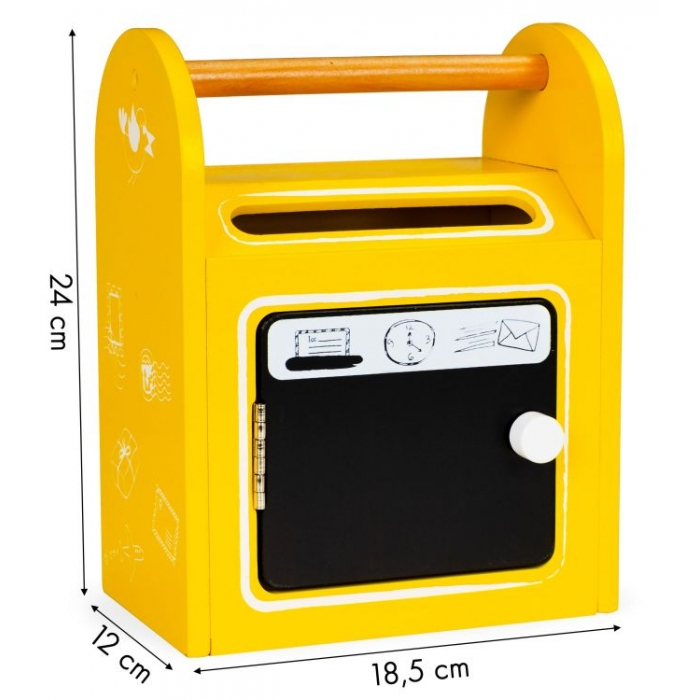 Cutie pentru scrisori din lemn pentru copii Ecotoys 2623 [6]