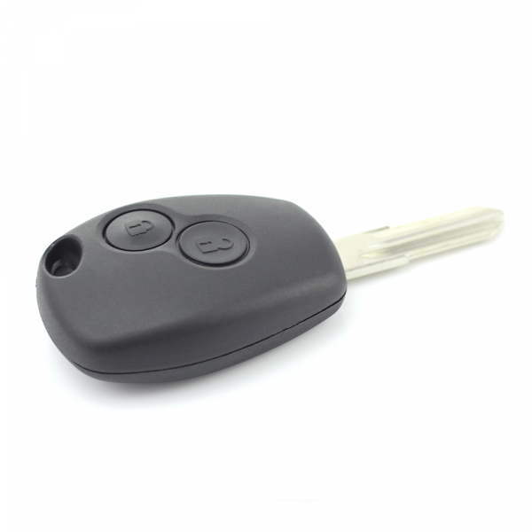 Dacia / Renault - Carcasa cheie cu 2 butoane și suport inox pentru baterie [7]