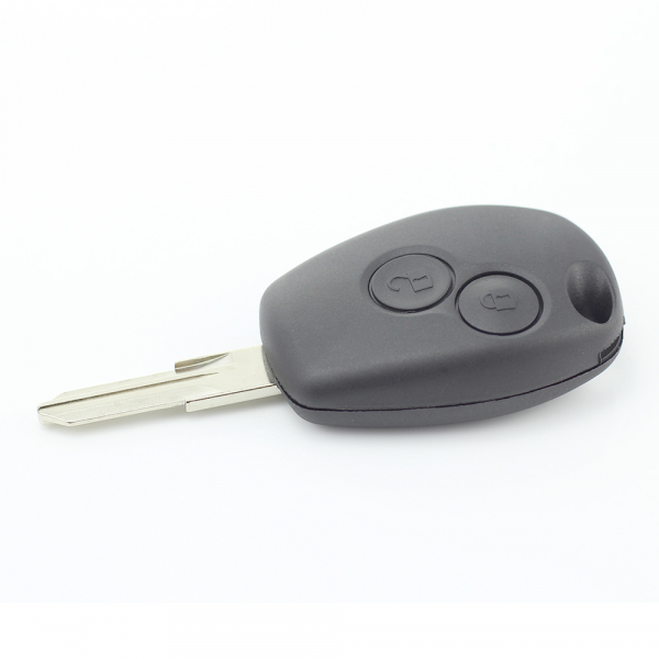 Dacia / Renault - Carcasa cheie cu 2 butoane și suport inox pentru baterie [2]