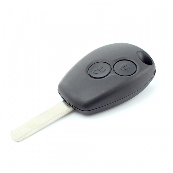 Dacia / Renault - Carcasa cheie cu 2 butoane si suport baterie din inox [5]