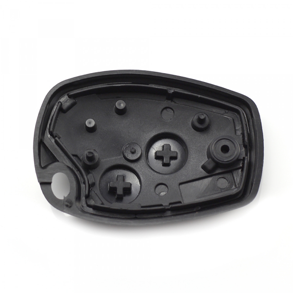 Dacia / Renault - Carcasa cheie cu 2 butoane si suport baterie din inox [4]