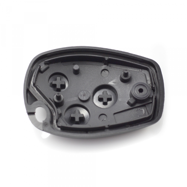 Dacia / Renault - Carcasa cheie cu 3 butoane si suport baterie din inox [3]