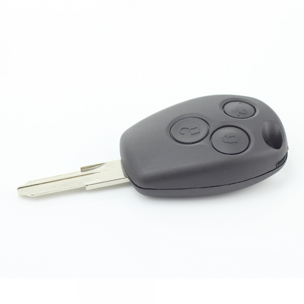 Dacia / Renault - Carcasa cheie cu 3 butoane si suport baterie din inox [5]
