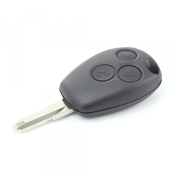 Dacia / Renault - Carcasa cheie cu 3 butoane si suport baterie din inox [5]
