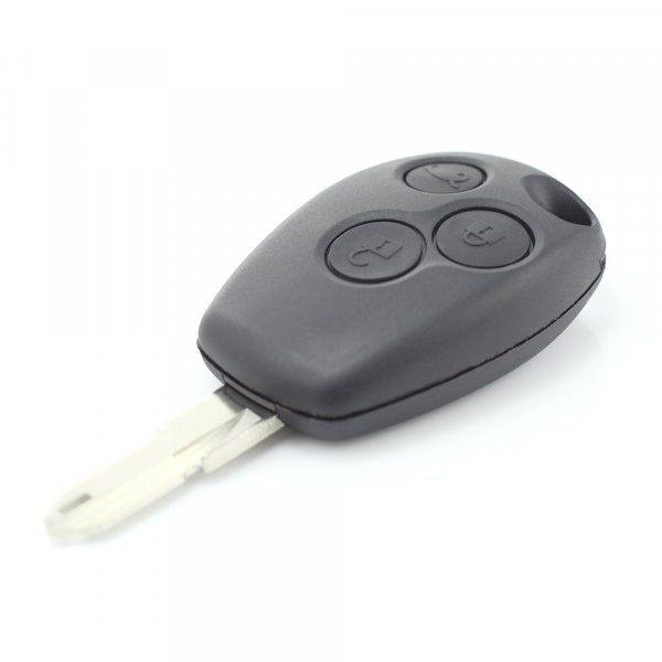 Dacia / Renault - Carcasa cheie cu 3 butoane si suport baterie din inox [7]