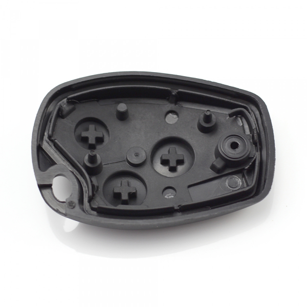 Dacia / Renault - Carcasa cheie cu 3 butoane si suport baterie din inox [3]