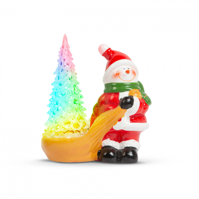 Decor de Crăciun LED RGB - om de zăpadă - 13 x 7 x 15 cm [2]