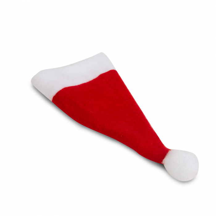 Decor tacâmuri de Crăciun - Pălărie de Moș Crăciun - 17 cm [2]