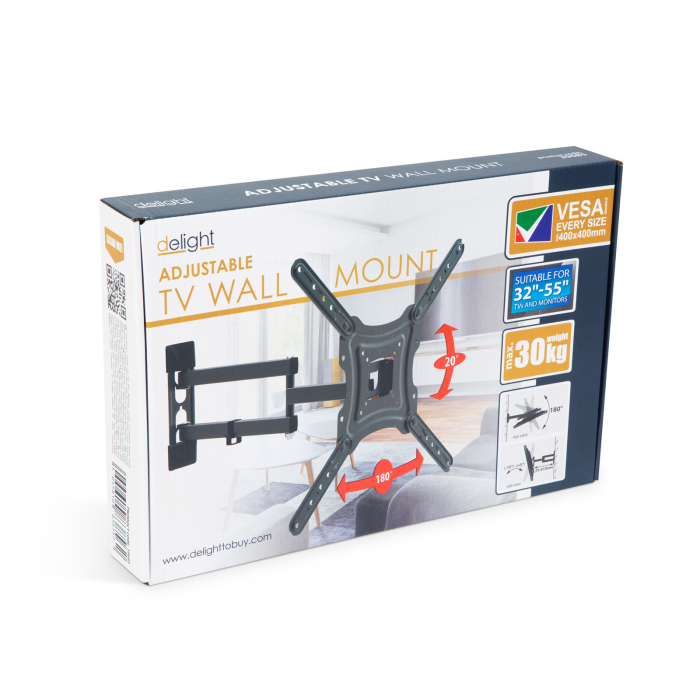 Consola suport de perete pentru TV, cu brat, 32\" - 55\" - Delight [3]