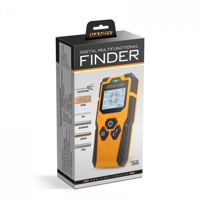 Aparat digital de detectie cabluri electrice in perete adancime 10 cm - Handy [9]