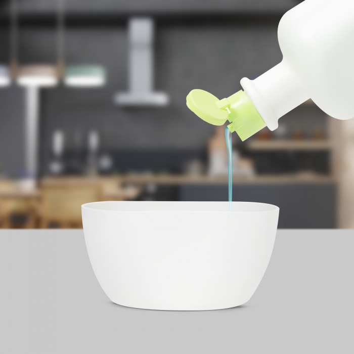 Distribuitor de detergent pentru spalat vase in bucatarie + burete - Bewello [3]