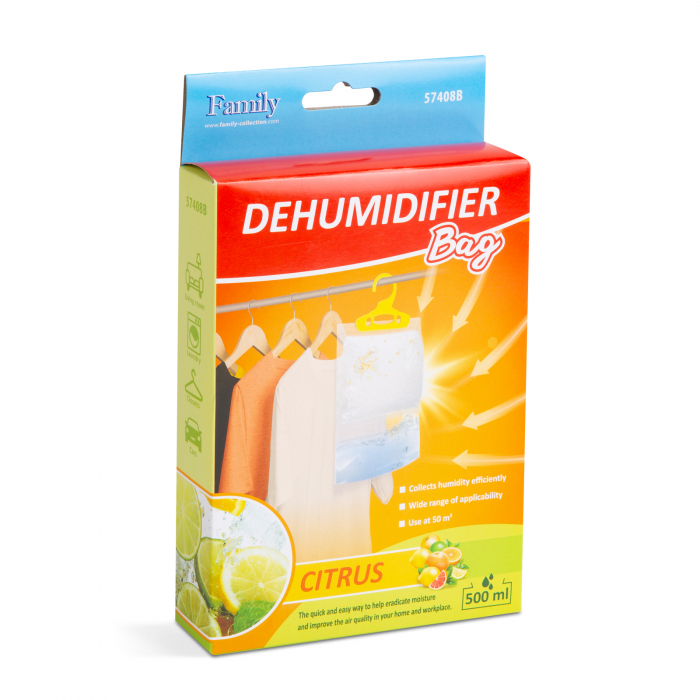 Dezumidificator aer pentru dulapuri haine - aroma citrice - 230 g [3]