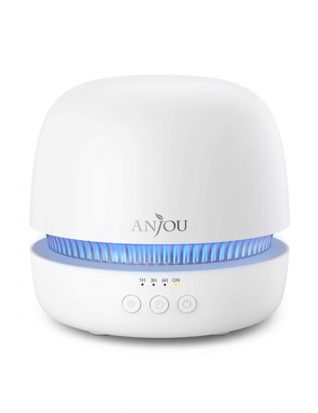 Difuzor aroma terapie Anjou AJ-ADA019, 300ml, LED 7 culori, BPA free, oprire automata [2]