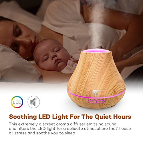 Difuzor Aroma terapie TaoTronics TT-AD004, 400ml, 13W, 14 ore [4]