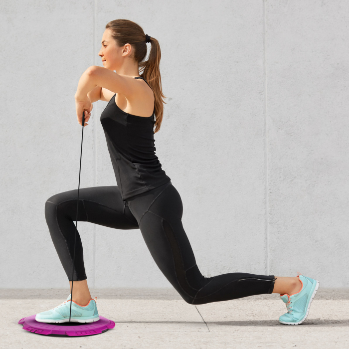 Disc Twister pentru fitness - cu coardă de cauciuc - 29 cm - BEWELLO [3]