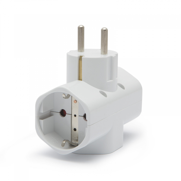 Distribuitor triplu tip T Curent max.: 10/16A Putere max.: 3.500W [2]