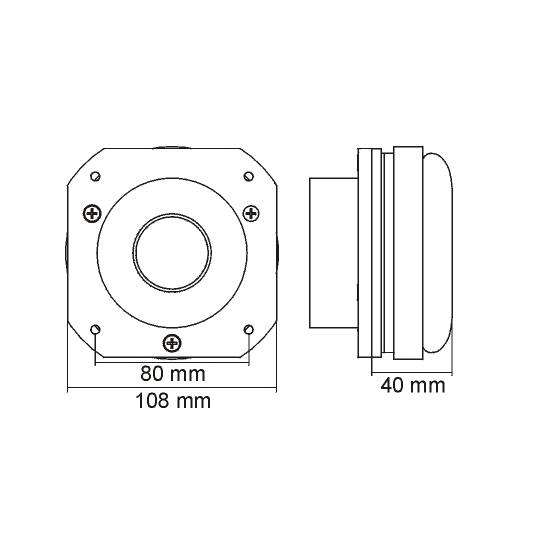 Tweeter tip Dome 3” 170 wati - 8 Ohm - M.N.C [2]