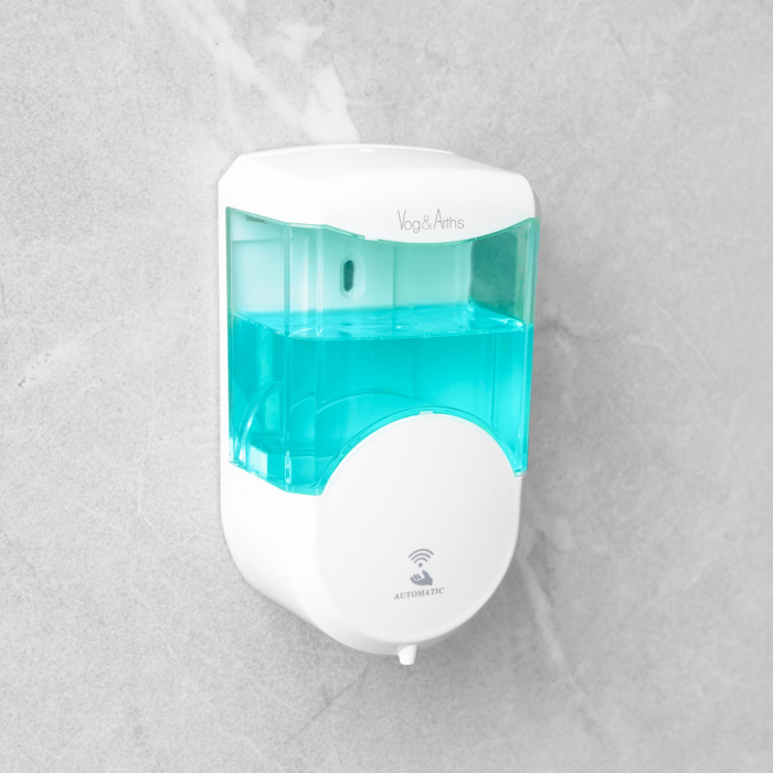 Dozator automat de săpun lichid Vog und Arths - 600 ml - de perete, cu baterie - alb [2]