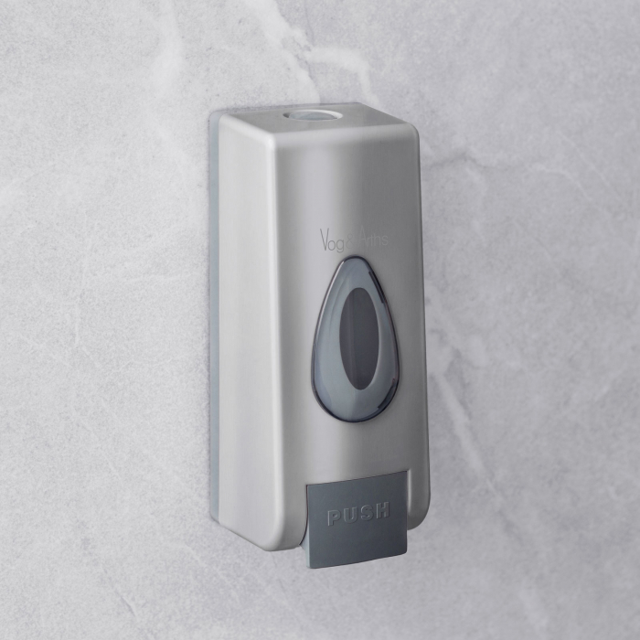 Dozator manual de săpun lichid Vog und Arths - 350 ml, de perete - argintiu [2]