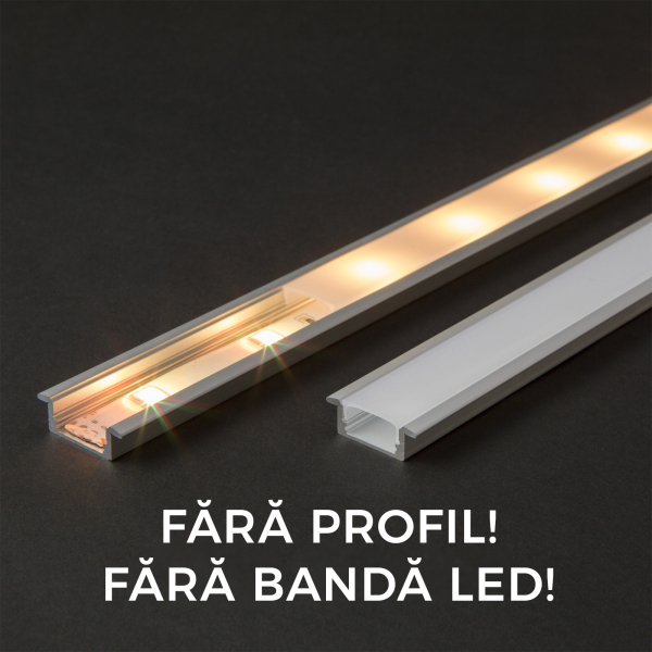 Ecran opal special pentru profil aluminiu LED - 1000 mm [1]