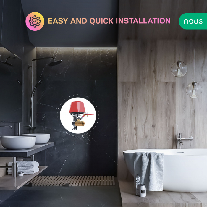 Electrovalva Smart robinet udare gardina cu Temporizator NOUS L3 si control prin WIFI [6]