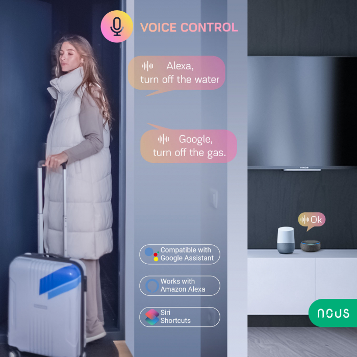 Electrovalva Smart robinet udare gardina cu Temporizator NOUS L3 si control prin WIFI [3]