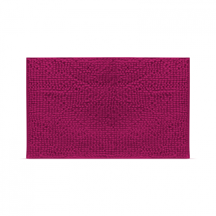 Family - Covor de baie cu fire lungi - Grena - 60 x 40 cm [2]