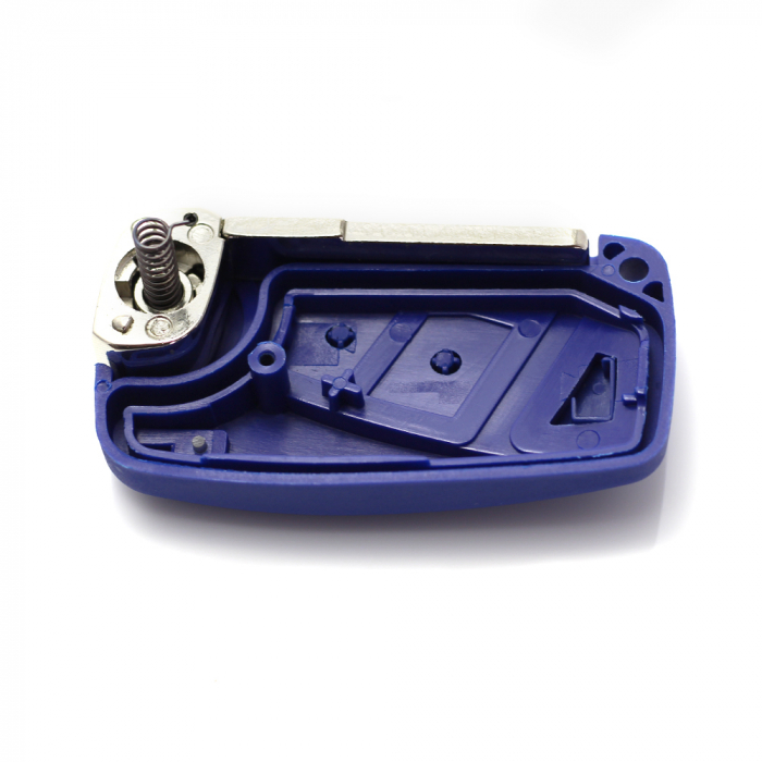 Fiat - Carcasa cheie tip briceag, 2 butoane, albastru [3]
