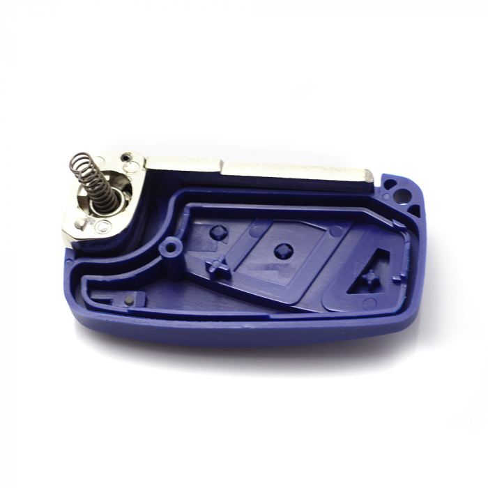 Fiat - Carcasa cheie tip briceag, 3 butoane, albastru [3]